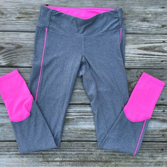 Champion Women Pants Sport Athletic Legging GrayPink Size SP - Picture 7 of 9